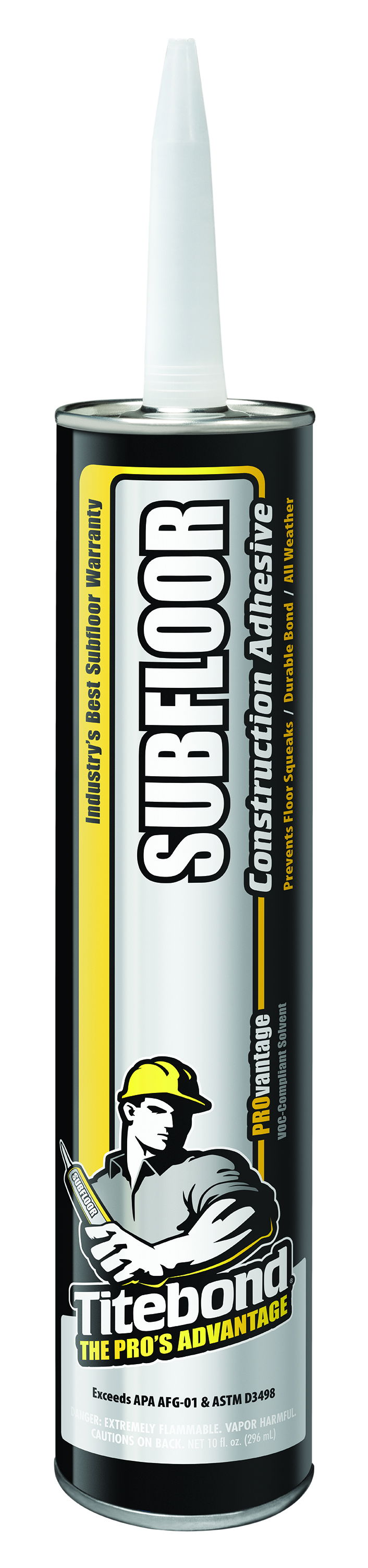 Titebond provantage subfloor adhesive 10 oz voc comp solvent base 5481